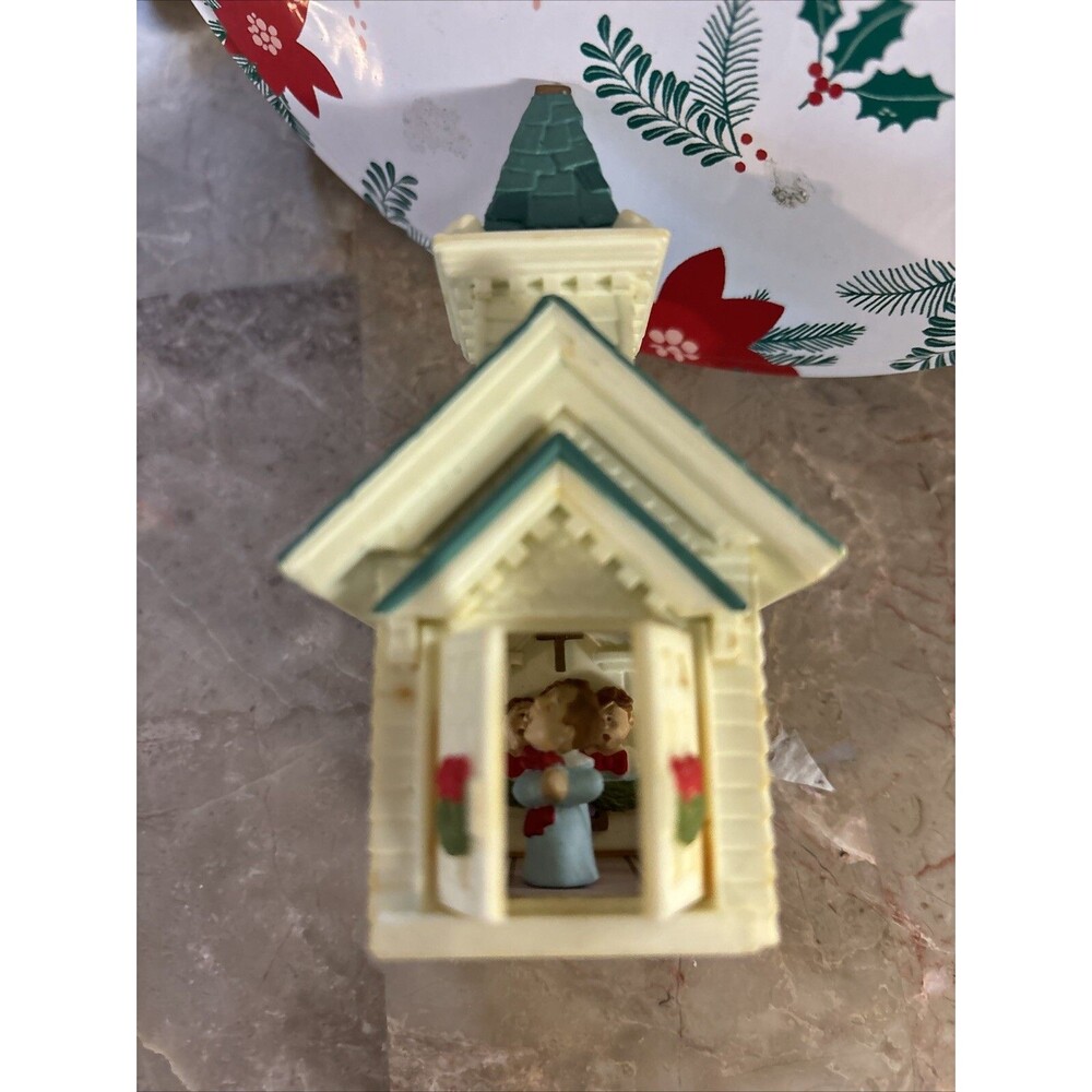Hallmark Keepsake Ornament Village Church QLX7021. 1984